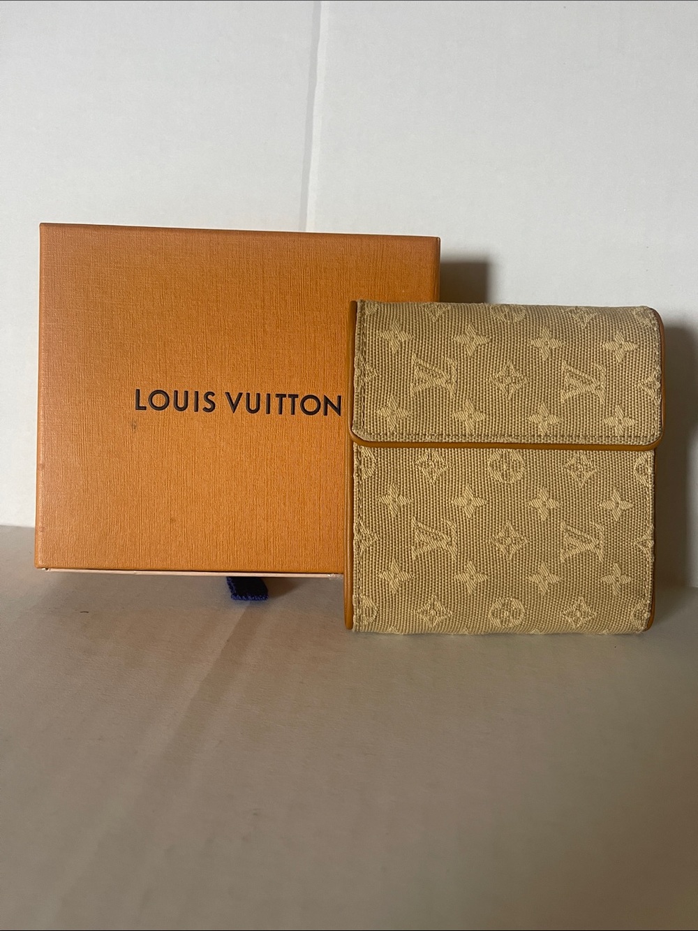 Louis Vuitton Tan Monogram Canvas Card Holder